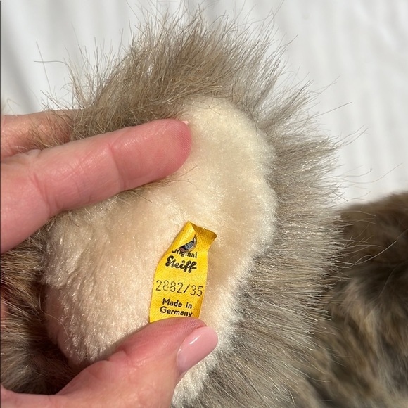 Vintage Steiff Junior‎ Bunny Rabbit Button Ear Tag German Plush Toy 2882/35 - Picture 8 of 9